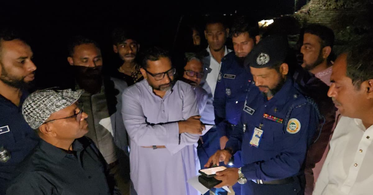 গোপাল চন্দ্র দাস হত্যাকাণ্ডের ঘটনাস্থল পরিদর্শনে প্রতিমন্ত্রী