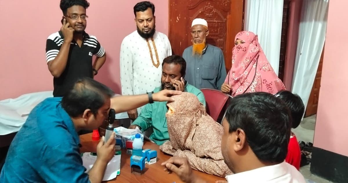 নলডাঙ্গায় ফ্রি চক্ষু চিকিৎসা ও ছানি অপারেশন ক্যাম্প