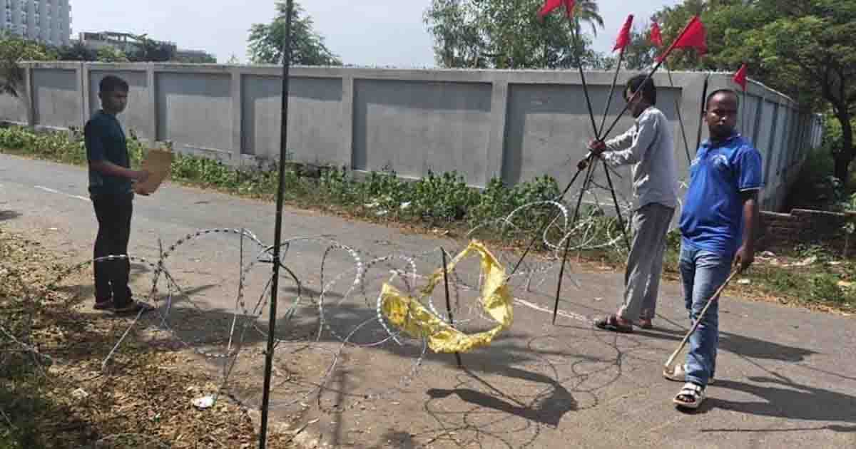 ইনানীতে গ্যাসের আগুন, ২০০ মিটারে ১৪৪ ধারা জারি