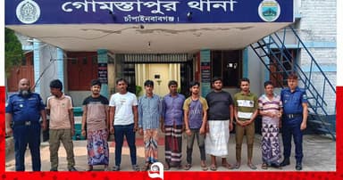 গোমস্তাপুরে পুলিশের অভিযানে গ্রেপ্তার ১১
