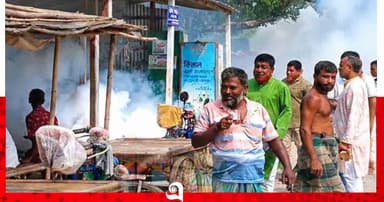 ডেঙ্গু প্রতিরোধে ভূঞাপুর পৌরসভার মশক নিধন