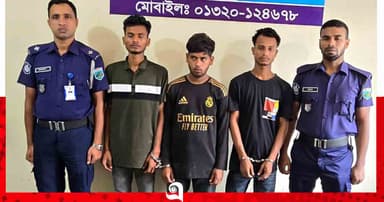 তরুণীকে অপহরণ, গণধর্ষণ ও ভিডিও ধারণ, গ্রেপ্তার ৩