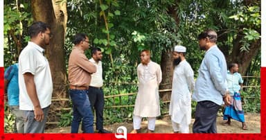 গোয়াইনঘাটে এলজিইডির সড়ক পরিদর্শন