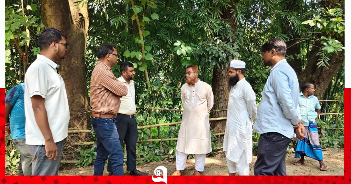 গোয়াইনঘাটে এলজিইডির সড়ক পরিদর্শন
