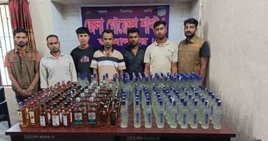 জামালপুরে ভারতীয় মাদকসহ আটক ৫