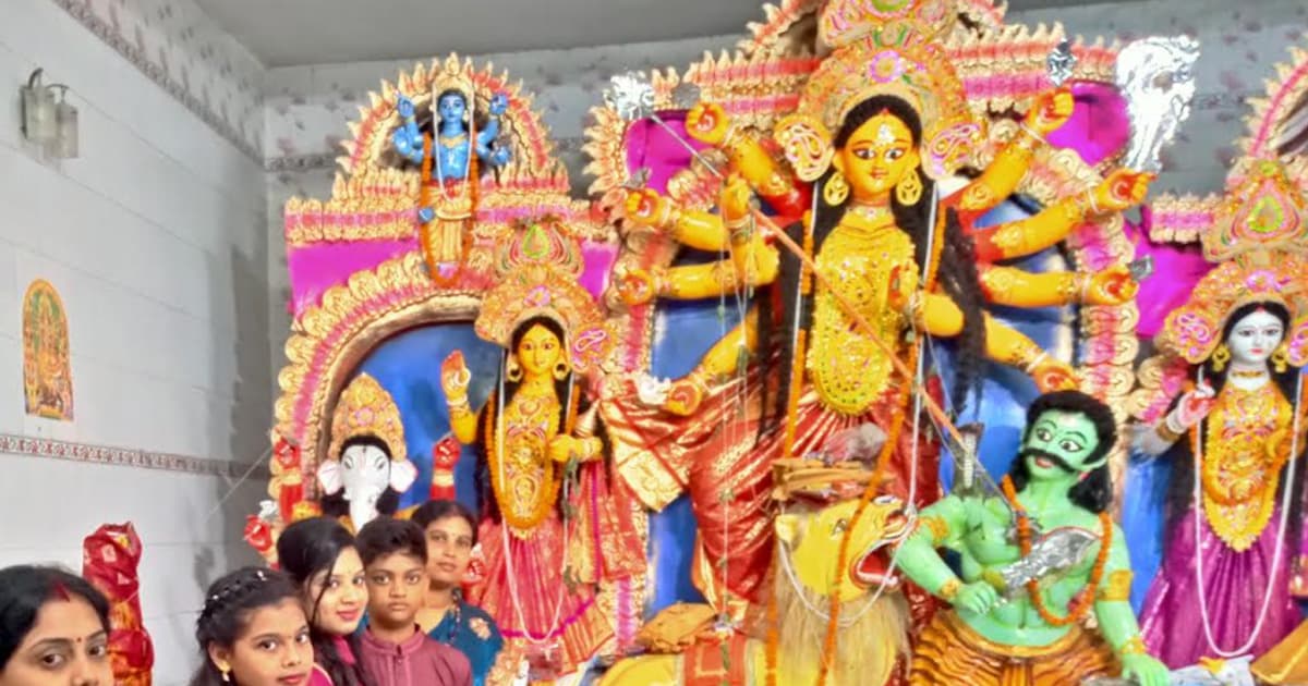 ঘোড়ায় আগমন, নৌকায় বিদায়—বিষাদে দুর্গোৎসব