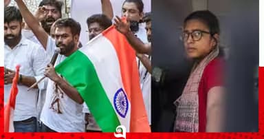 দিল্লিতে মিছিলের আগে অভিজিৎ, নেহা আটক