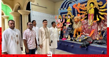 পাবনায় দুর্গাপূজার নিরাপত্তা নিশ্চিতে তৎপর প্রশাসন