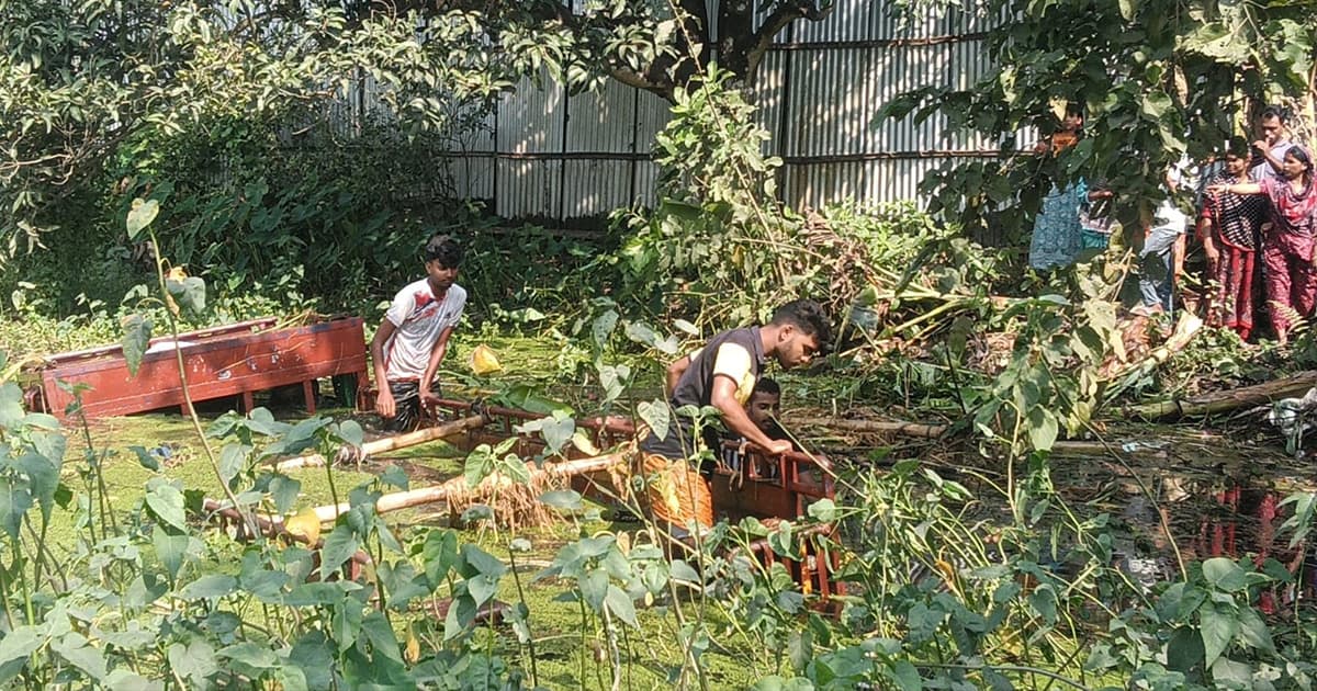 গরুবোঝাই ভটভটি খাদে, ২ জনের অবস্থা আশঙ্কাজনক