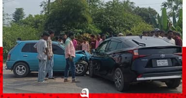 জৈন্তাপুরে দুই গাড়ির সংঘর্ষে শিশু নিহত
