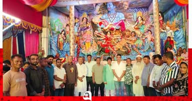 দুর্গাপূজায় জেলা বিএনপির শুভেচ্ছা বিনিময়
