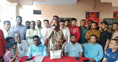 ওসমানীনগরে পূজামণ্ডপে সনাতন ধর্মাবলম্বীদের সঙ্গে শুভেচ্ছা বিনিময়