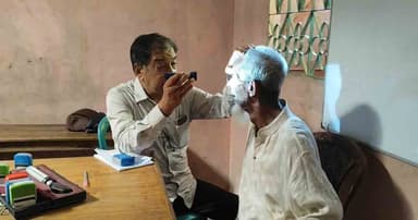 বড়লেখায় চক্ষু শিবির