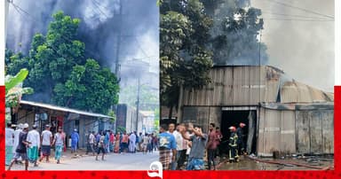 গাজীপুরে গুদামে আগুন, নিয়ন্ত্রণে ৩ ইউনিট
