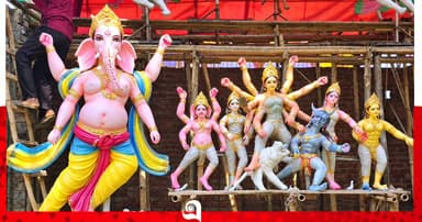 জয়পুরহাটে প্রথমবার ডিজিটাল দুর্গাপূজা