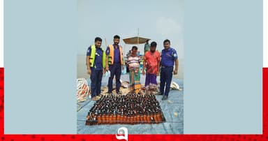 নড়িয়ায় বাল্কহেডে ভারতীয় মাদক জব্দ, আটক ২