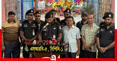 চাঁপাইনবাবগঞ্জে পূজামণ্ডপে নিরাপত্তা জোরদার