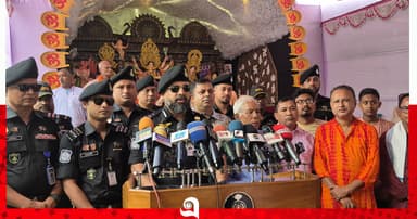 দুর্গাপূজায় নীলফামারীতে নিরাপত্তা জোরদার