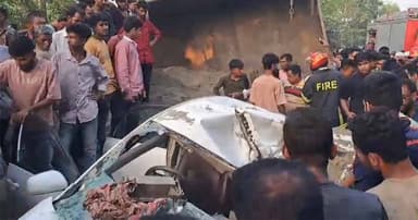 ফরিদপুরে আধা ঘণ্টার ব্যবধানে দুই দুর্ঘটনা, নিহত ৬