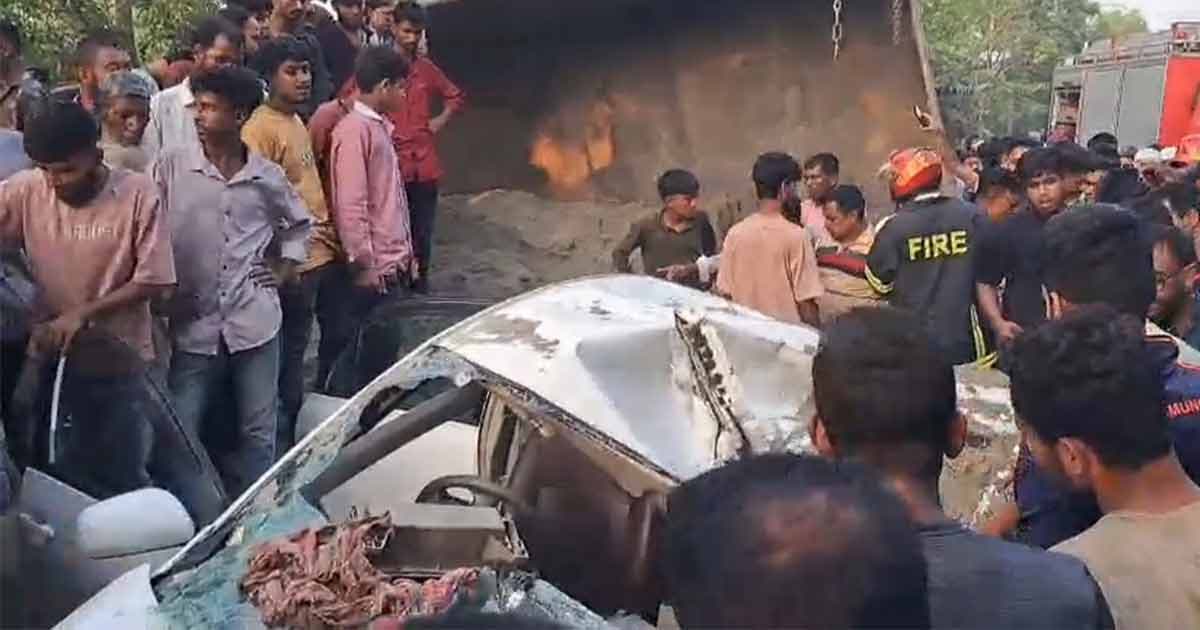 ফরিদপুরে আধা ঘণ্টার ব্যবধানে দুই দুর্ঘটনা, নিহত ৬