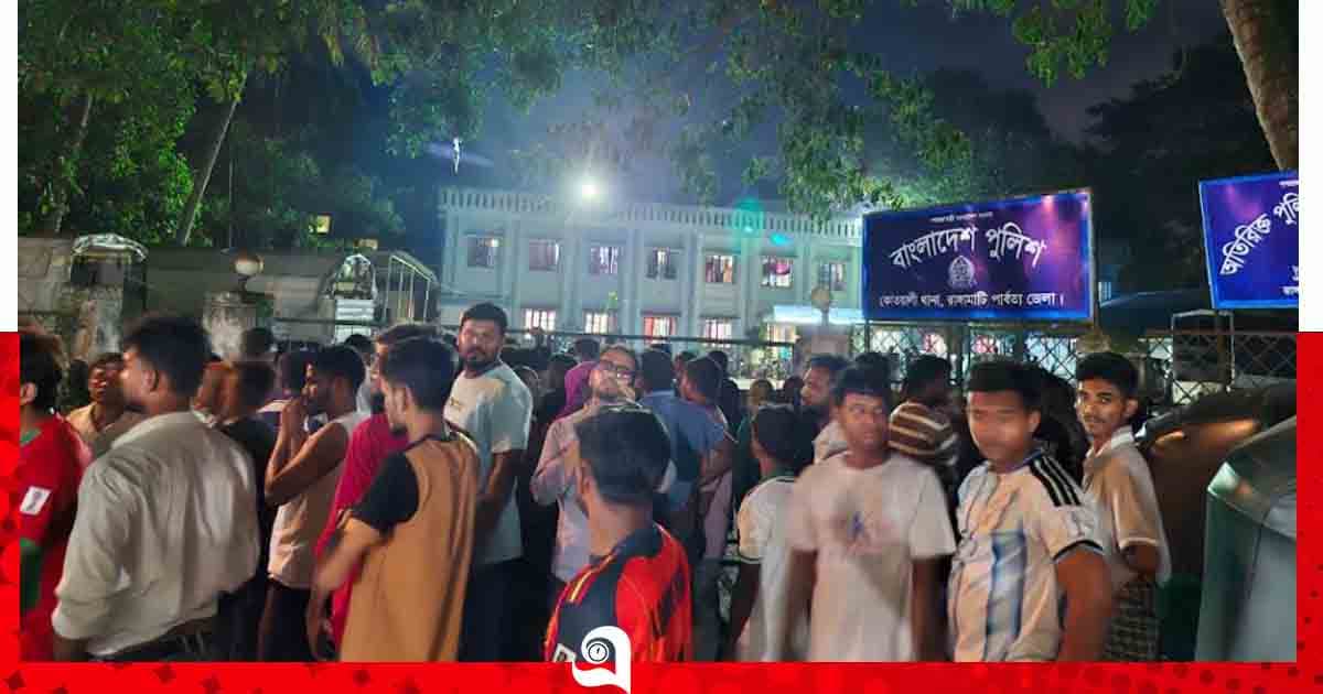 কিশোর গ্যাং ও মাদক ঠেকাতে রাঙামাটিতে সাঁড়াশি অভিযানে আটক ৩৫