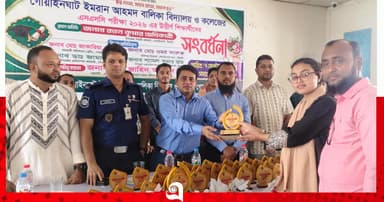 গোয়াইনঘাটে এসএসসি পরীক্ষায় উত্তীর্ণ কৃতী শিক্ষার্থীদের সংবর্ধনা