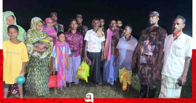 বিএসএফের উদ্ধার ১০ বাংলাদেশিকে বিজিবির কাছে হস্তান্তর