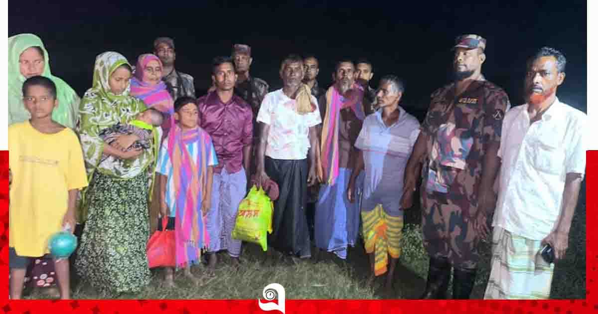 বিএসএফের উদ্ধার ১০ বাংলাদেশিকে বিজিবির কাছে হস্তান্তর