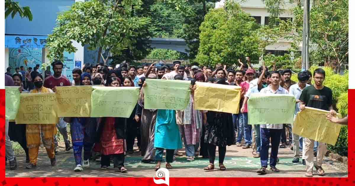 সিলেট ইঞ্জিনিয়ারিং কলেজে ‘শাটডাউন’, অবরুদ্ধ অধ্যক্ষসহ ১৪ শিক্ষক
