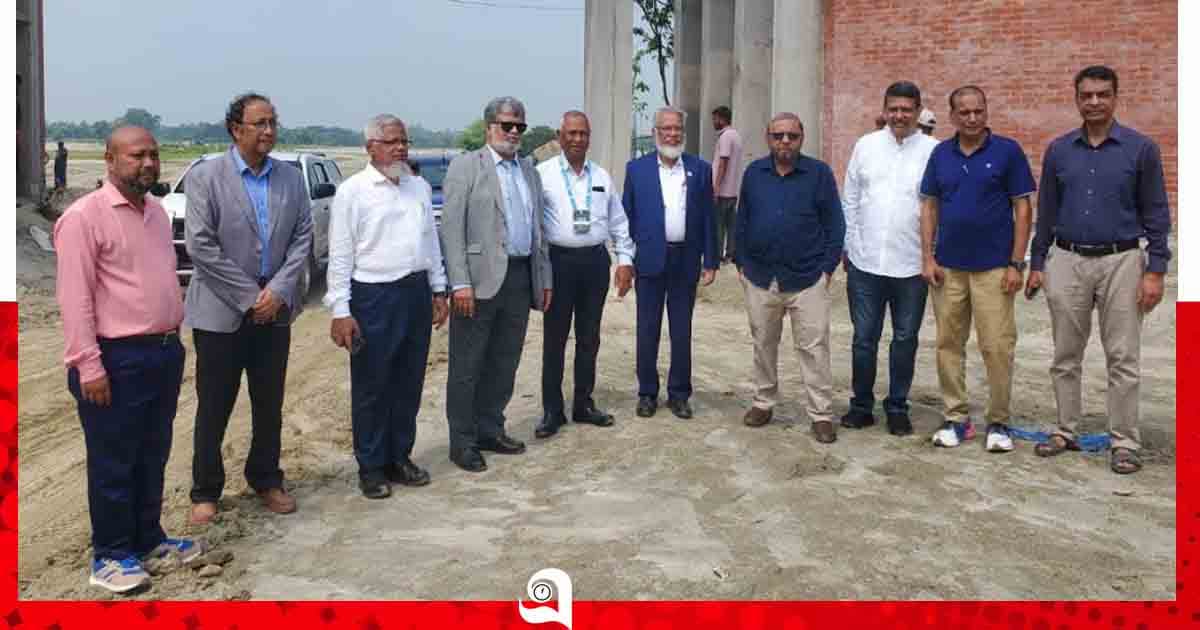 রামেবির চলমান প্রকল্প পরিদর্শনে বিসিপিএস প্রেসিডেন্ট ও চমেবি উপাচার্য