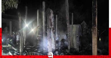 নকলায় অগ্নিকাণ্ডে দুই বসতবাড়ি পুড়ে ছাই, ক্ষতি ২০ লাখ টাকা