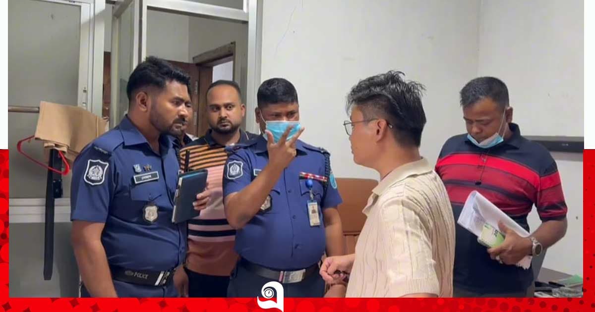 চীনা কর্মকর্তার হাত-পা বেঁধে ৭০ লাখ টাকা লুটের অভিযোগ