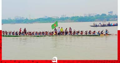 গড়াই নদীতে তিন দিনব্যাপী ঐতিহ্যবাহী নৌকা বাইচ