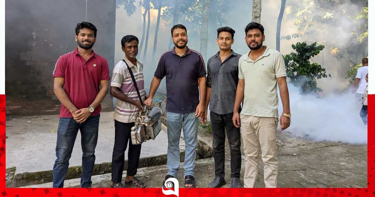 বেরোবিতে ডেঙ্গু প্রতিরোধে পরিচ্ছন্নতা অভিযান