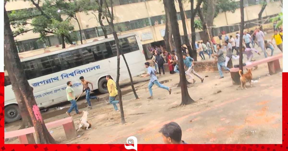 জবি ছাত্রদলের দুই গ্রুপের মধ্যে ফের সংঘর্ষ