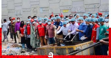 বগুড়ায় ডেঙ্গু প্রতিরোধ ও পরিচ্ছন্নতা অভিযান শুরু
