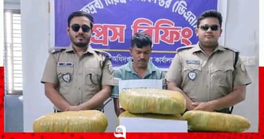 জামালপুরে ২০ কেজি গাঁজাসহ মাদক কারবারি আটক