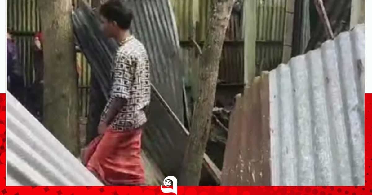 ভূঞাপুরে মাদক কারবারির বাড়িঘর ভাঙচুর