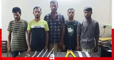 কালিয়াকৈরে ডাকাতির প্রস্তুতিকালে ডাকাত চক্রের ৫ সদস্য গ্রেপ্তার