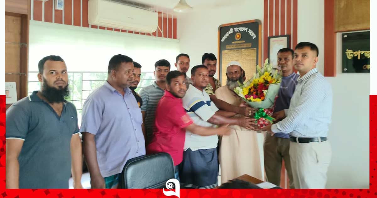 কোটালীপাড়ায় ইউএনওর সঙ্গে সৌজন্য সাক্ষাৎ