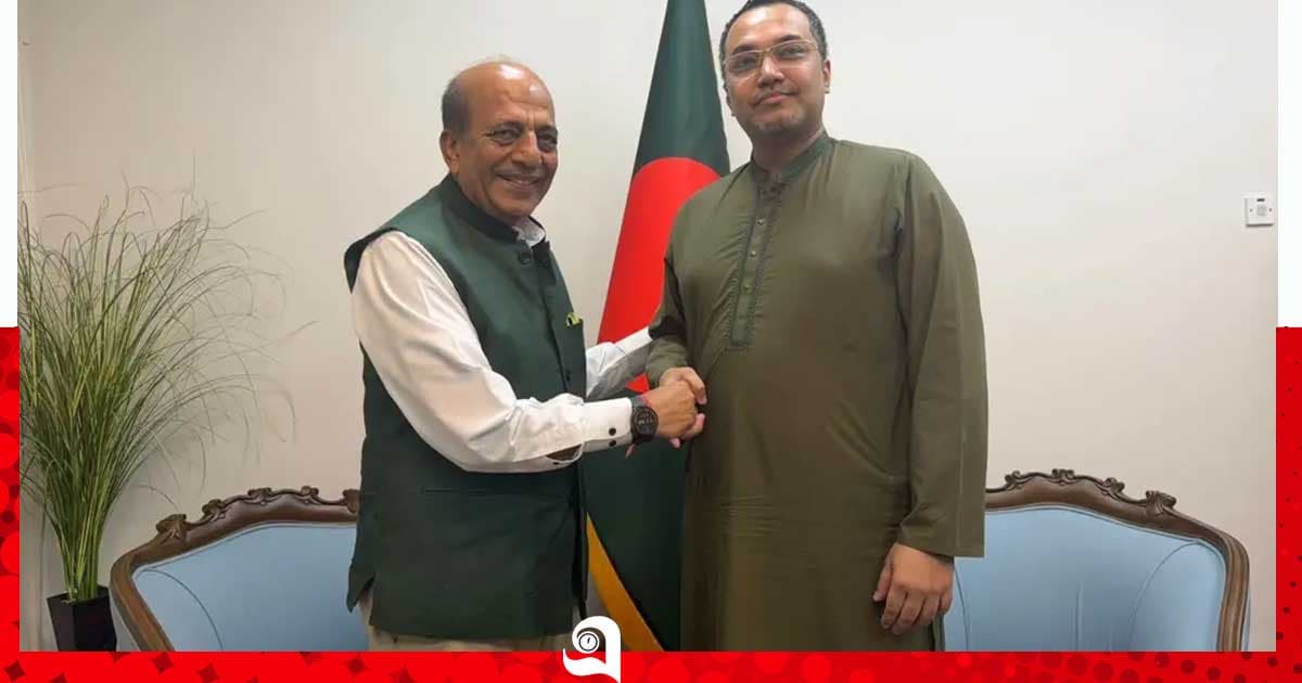 মাহদী আমিনের সঙ্গে দীনেশ ত্রিবেদীর সাক্ষাৎ