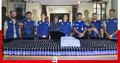 ধানের গোলায় ফেন্সিডিলের পাহাড়, নারী গ্রেপ্তার