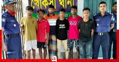 কুষ্টিয়ায় ডাকাতির প্রস্তুতিকালে গ্রামবাসী হাতে আটক ৭