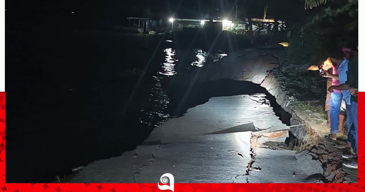তেঁতুলিয়ার তীব্র স্রোতে বিলীন ২০ কবর
