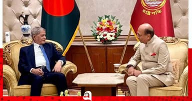 রাষ্ট্রপতির সঙ্গে ভারতীয় হাইকমিশনারের সাক্ষাৎ