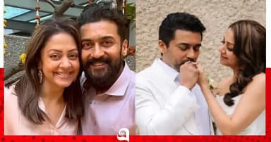 সন্তানদের নিয়ে আবারও ‘বিয়ে’ করলেন সুরিয়া-জ্যোতিকা